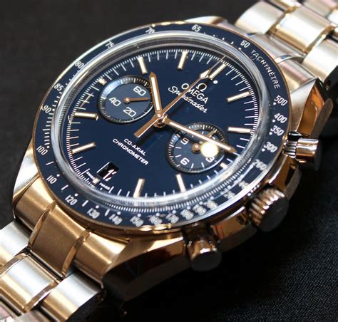 omega speedmaster titanium blue|omega speedmaster 57 steel gold.